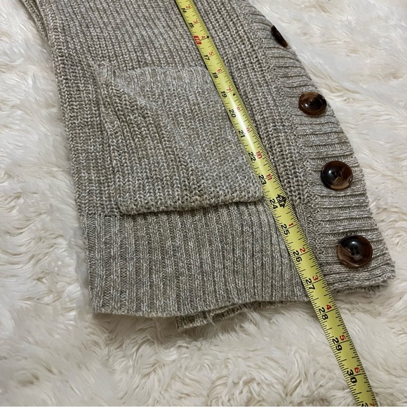 Arizona Jean Co Button Front Oatmeal Cardigan Sweater Sz S - Picture 7 of 8